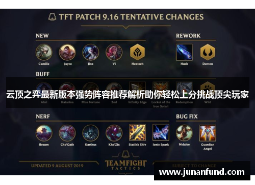 云顶之弈最新版本强势阵容推荐解析助你轻松上分挑战顶尖玩家